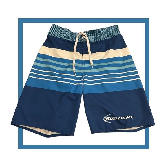 Men’s Bud Light Board Shorts - Picture 1 of 4